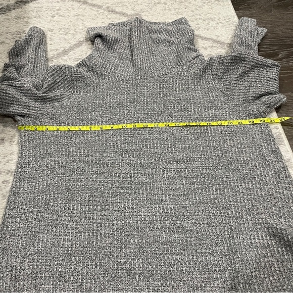 St John's Bay Grey Cowl Neck Long Sleeve - Picture 5 of 6